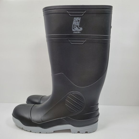 Drypro Men's Waterproof Black Working Boots US Size 11 NWOT - Picture 2 of 11